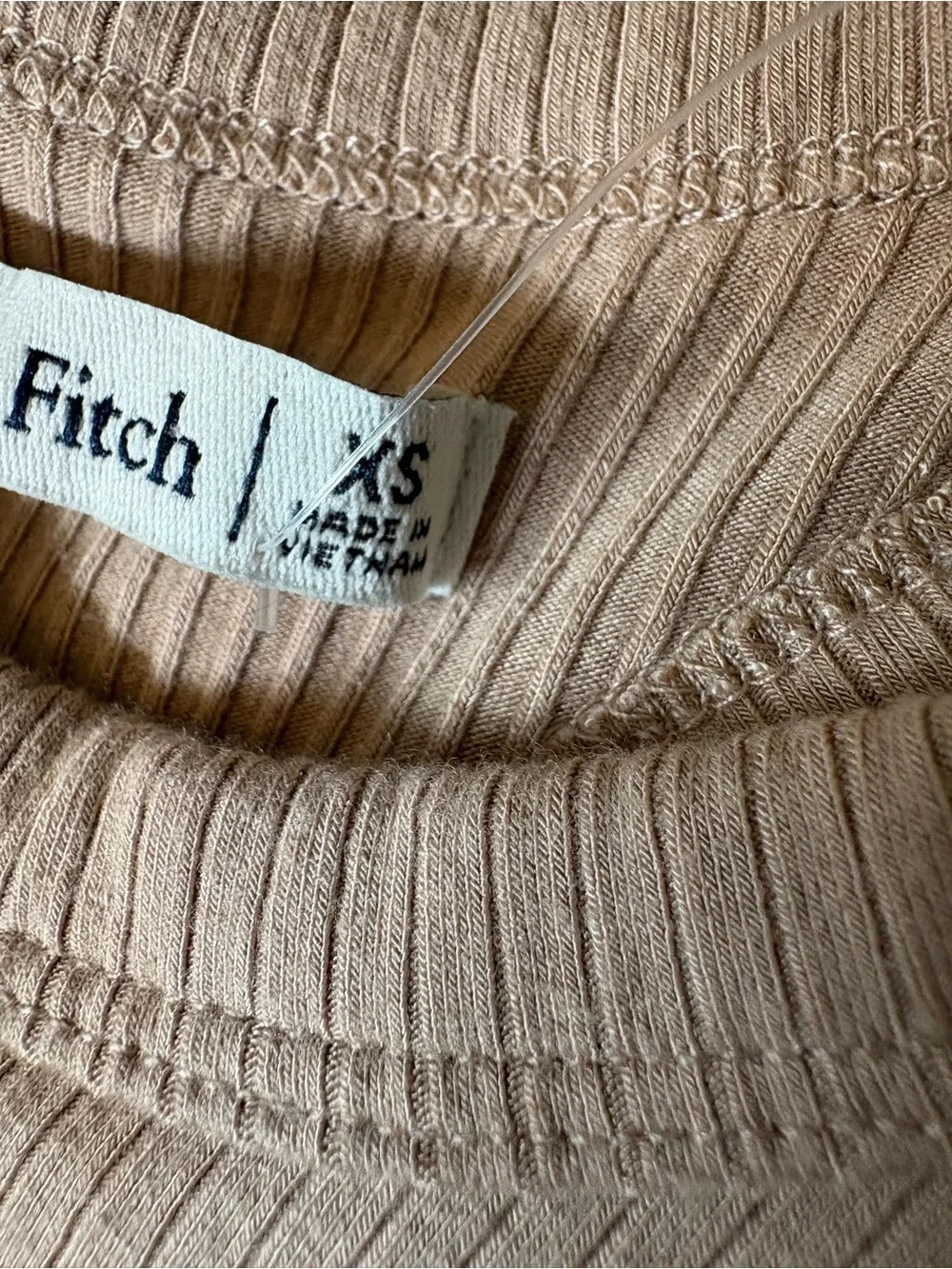 Abercrombie & Fitch Ribbed Racerback Midi Dress | XS | NWOT